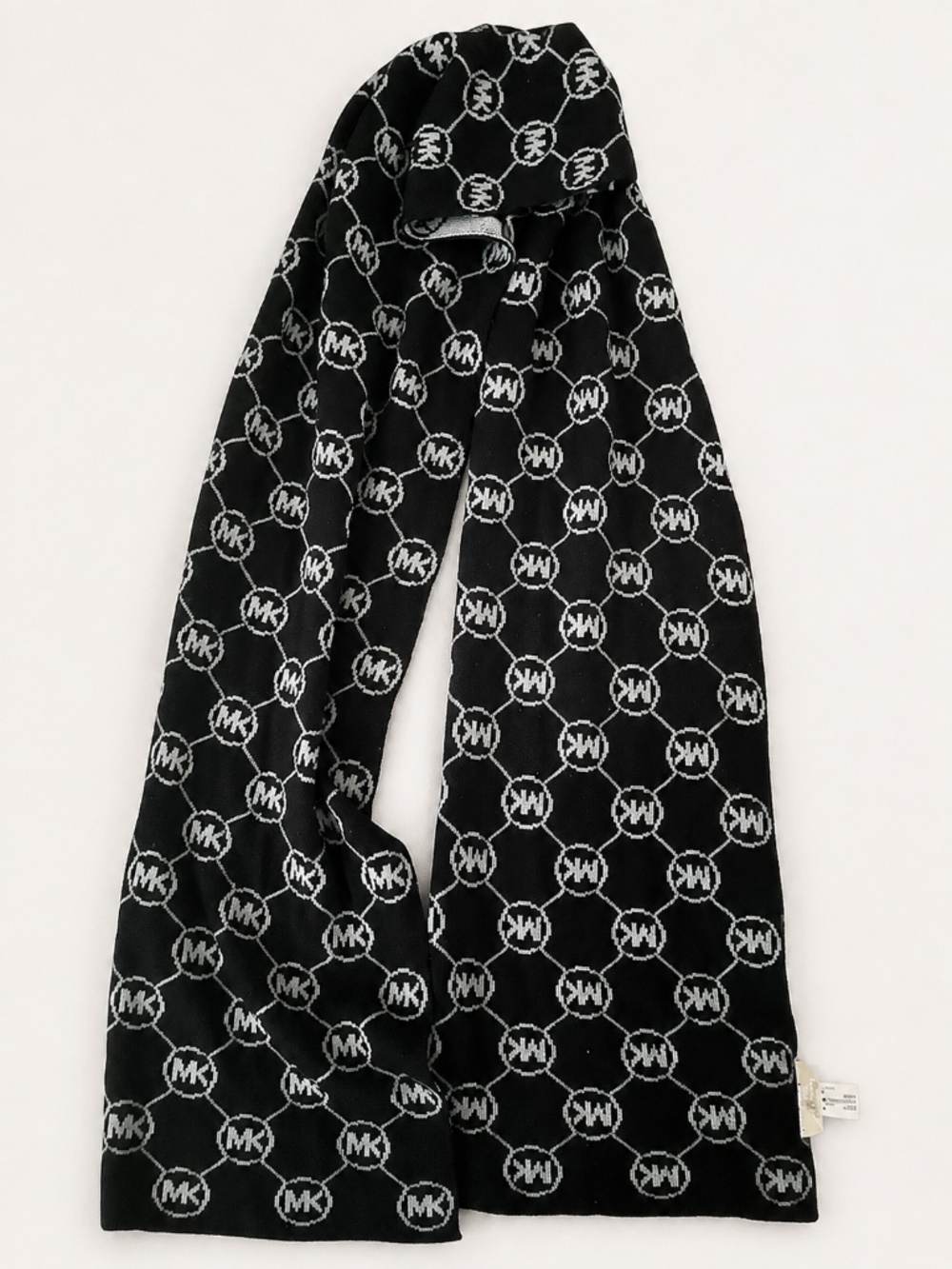Michael Kors Reversible MK Logo Knit Scarf